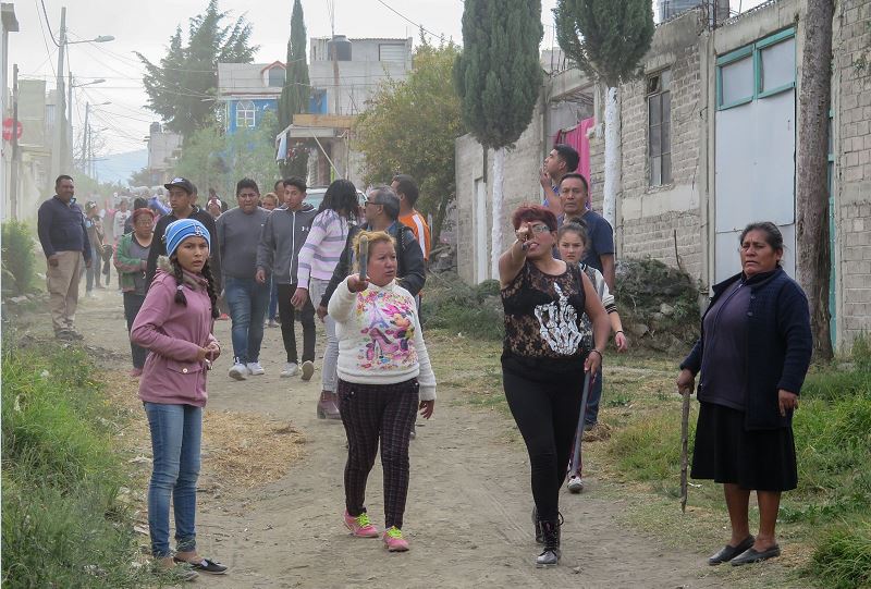 Disturbios en Chalco por homicidio de niña dejan 10 casas dañadas y un lesionado