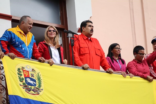 Foto: Nicolás Maduro ofrece discurso en Caracas el 23 de enero del 2019
