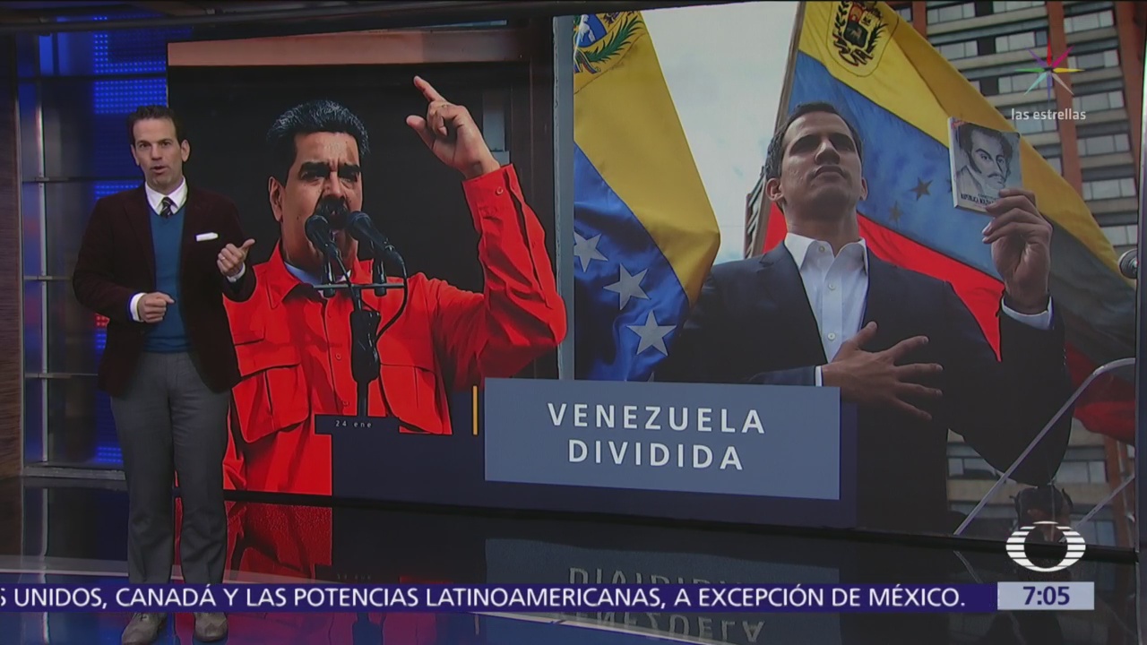 Venezuela tiene dos presidentes: Nicolás Maduro y Juan Guaidó