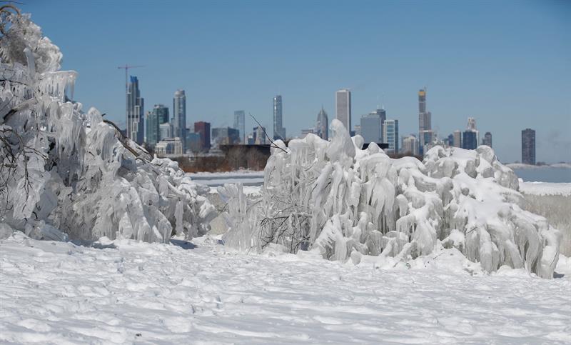 foto chicago congelamiento clima 30 enero 2019