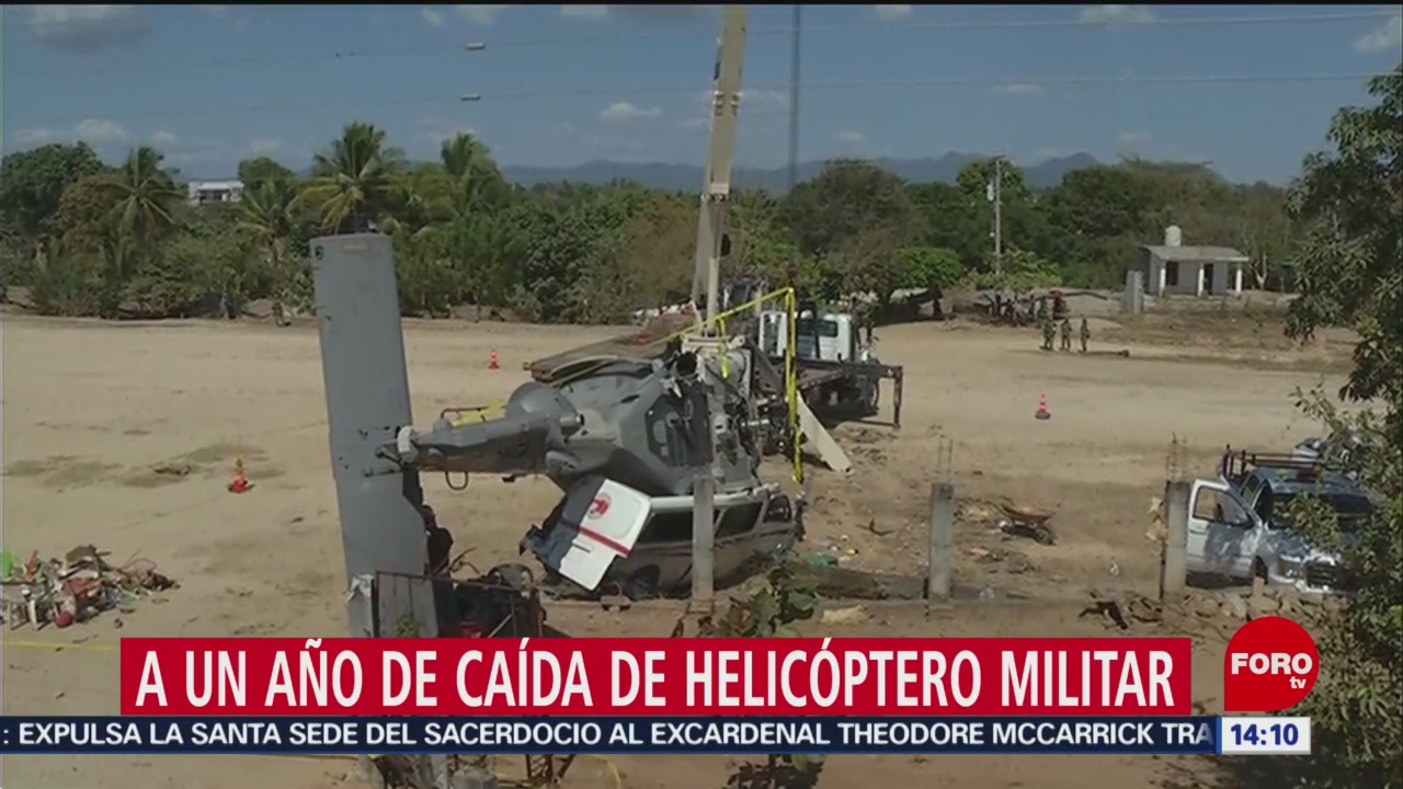 FOTO: A un año de la caída del helicóptero en Jamiltepec, Oaxaca, 17 febrero 2019