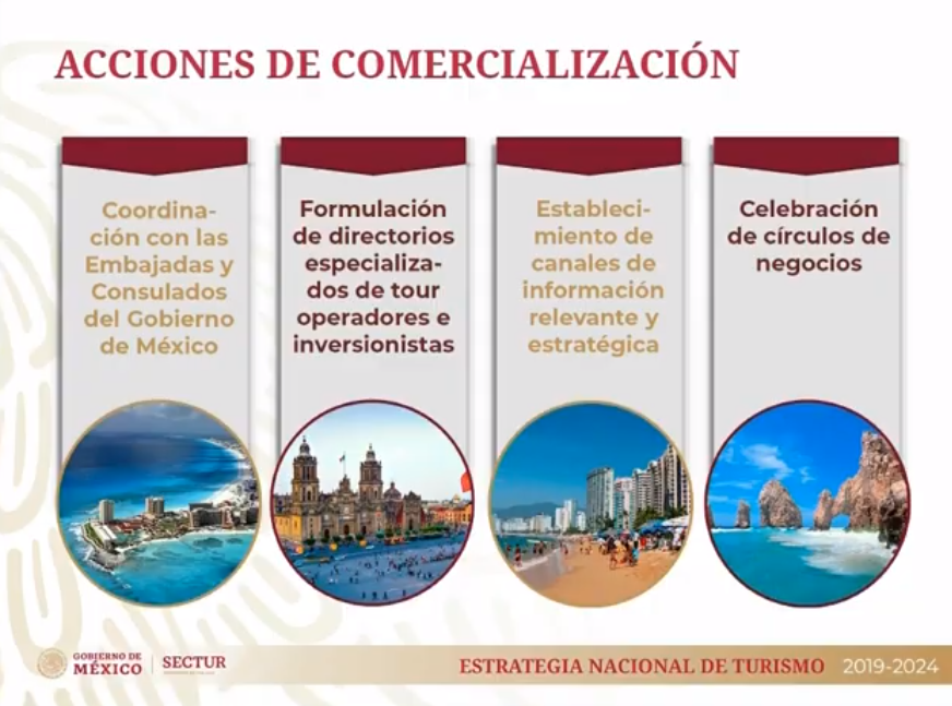 IMAGEN Miguel Torruco presenta la Estrategia Nacional de Turismo, en Chetumal YouTube/AMLO 24 febrero 2019