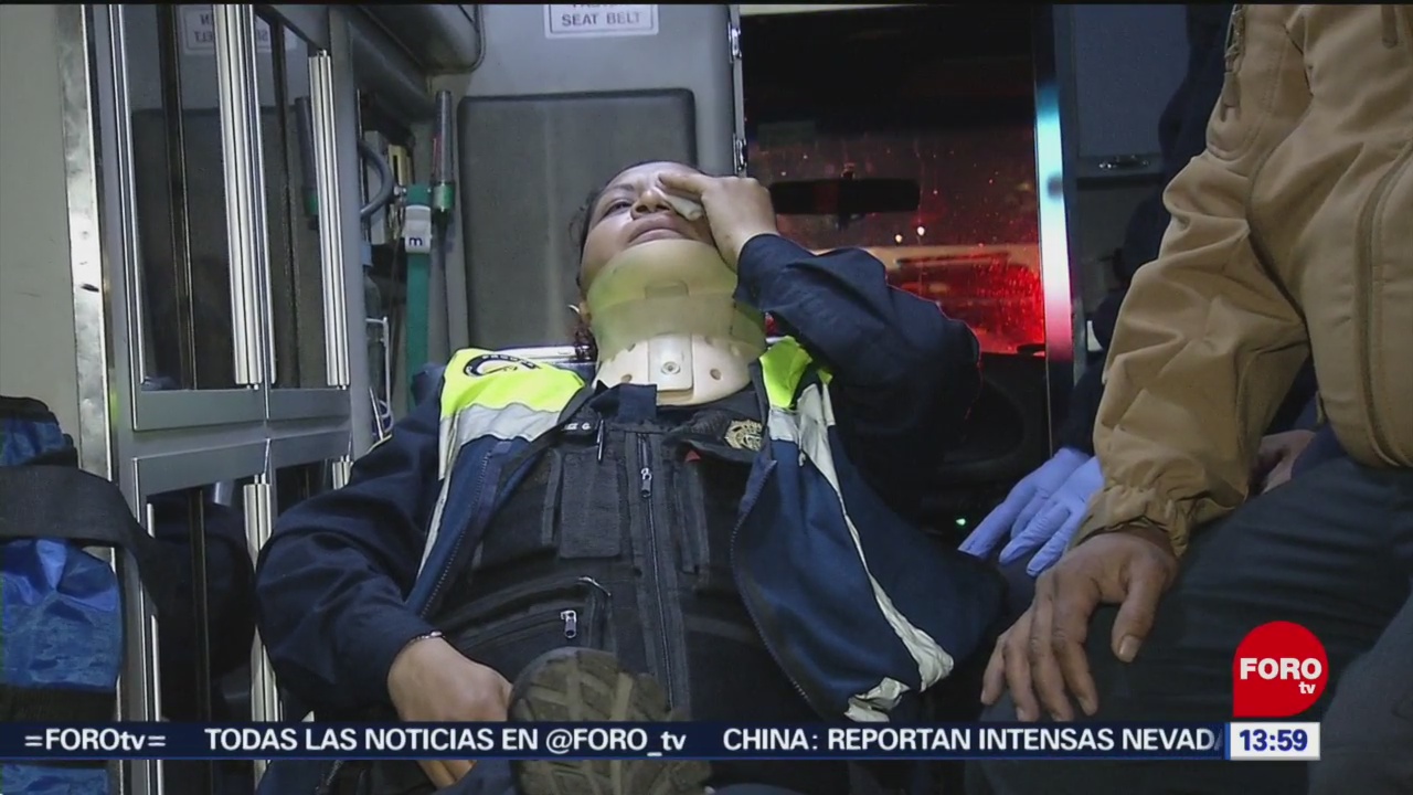 Foto: Agreden a mujer policía durante programa Conduce Sin Alcohol en la CDMX
