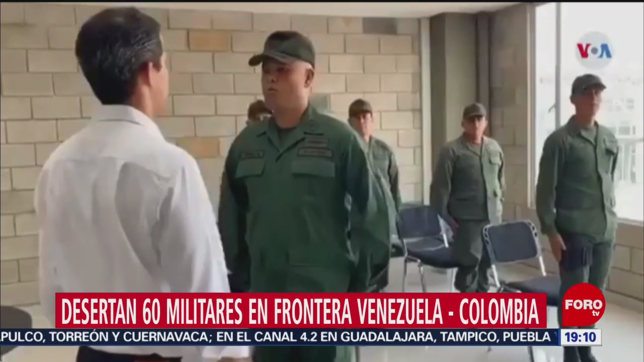 FOTO: Al menos 60 militares desertan en Venezuela, 23 febrero 2019