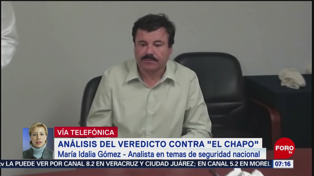 Foto: Análisis del veredicto sobre ‘El Chapo’ Guzmán
