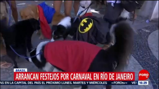 FOTO: Arrancan festejos por carnaval en Río de Janeiro, Brasil, 24 febrero 2019