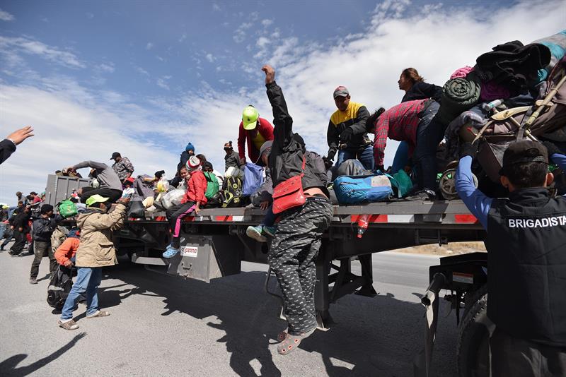 Foto: Arribo de migrantes a Coahuila, 7 de febrero 2019. EFE