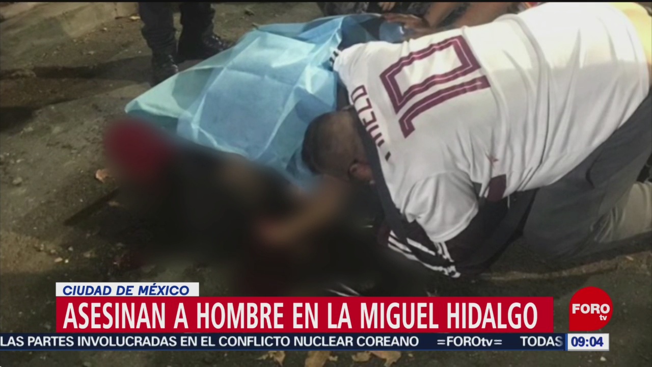 FOTO: Asesinan a hombre en la alcaldía Miguel Hidalgo, 3 febrero 2019
