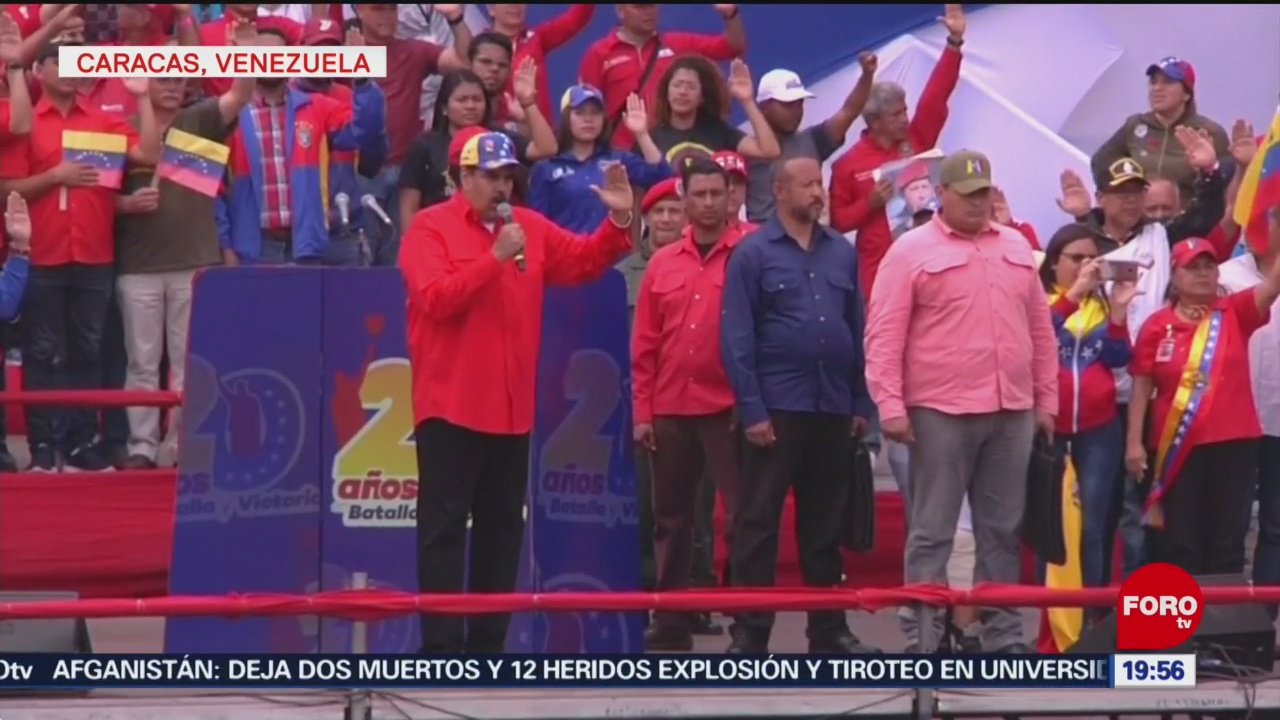 FOTO: Así se vivió la marcha a favor de Nicolás Maduro, 3 febrero 2019