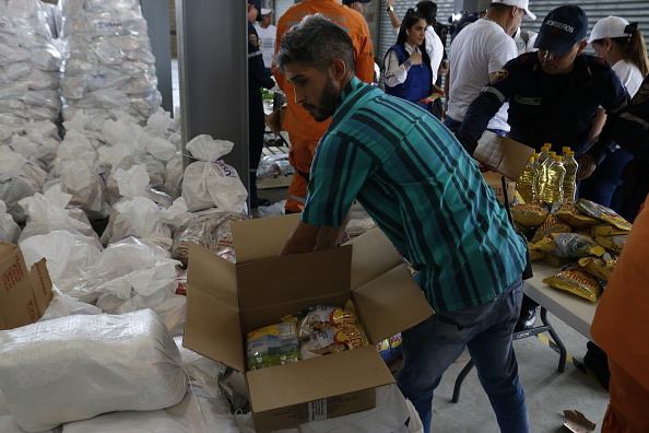 Foto: La ayuda humanitaria para Venezuela que se acopia en la ciudad colombiana de Cúcuta, 10 febrero 2019