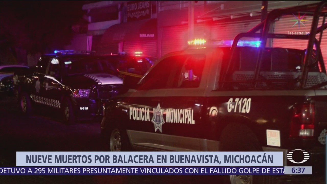 Balacera en Buenavista, Michoacán, deja varios muertos