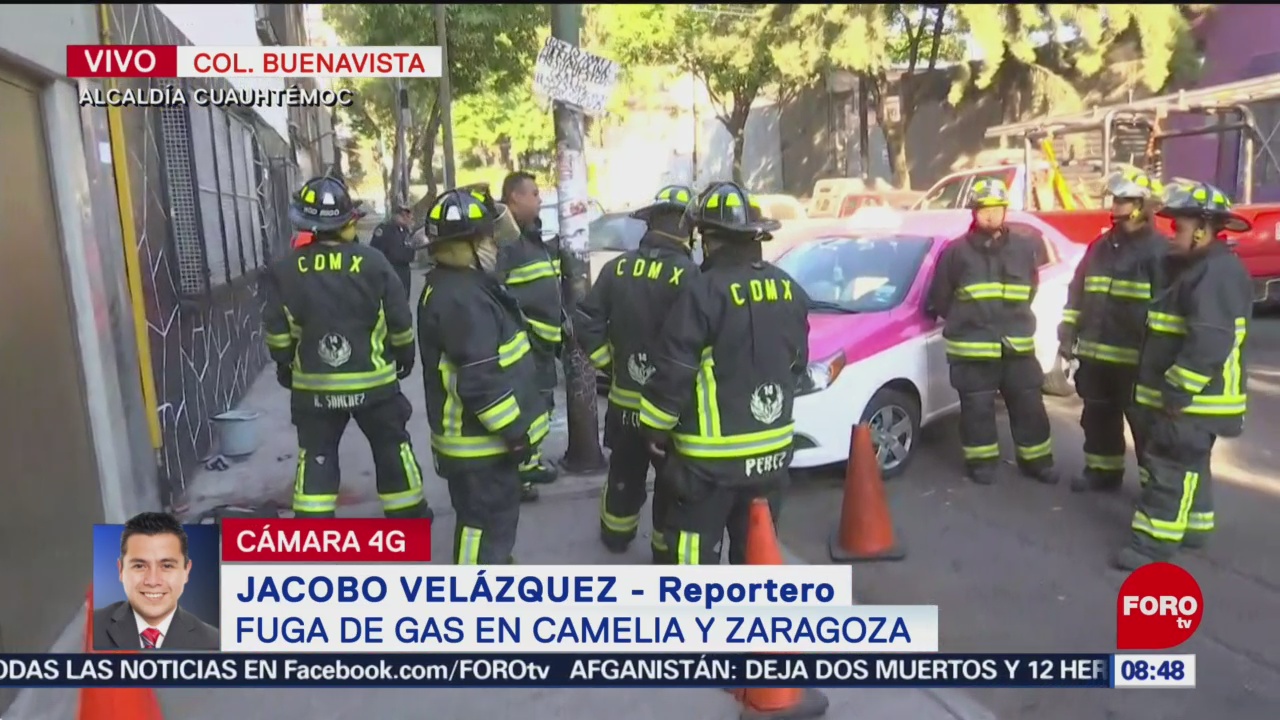 FOTO: Bomberos controlan fuga de gas natural en la colonia Buenavista, 3 febrero 2019