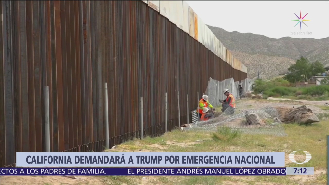 California presentará demanda contra muro de Trump