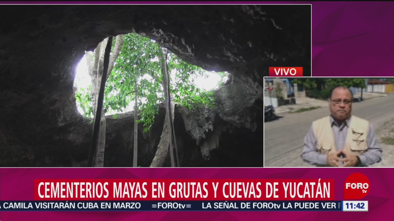 FOTO: Cementerios mayas en grutas y cuevas de Yucatán, 16 febrero 2019
