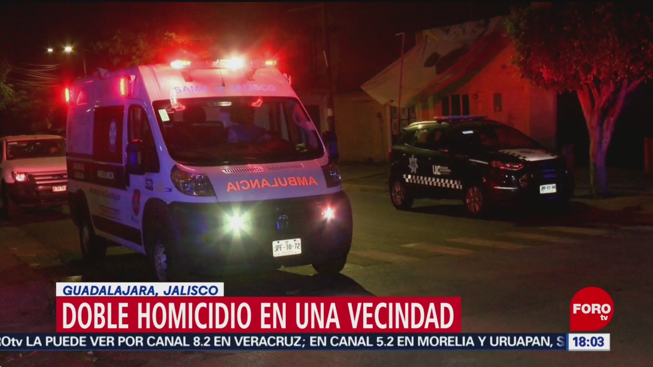 Foto: Comando armado asesina a dos personas en Guadalajara