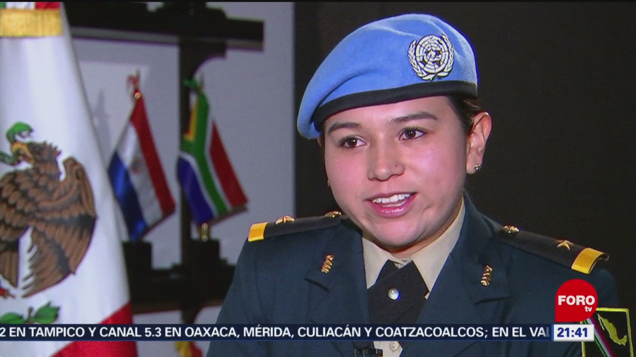Foto: Primera Mujer Ejército Mexicano Misión De Paz 05 de Febrero 2019