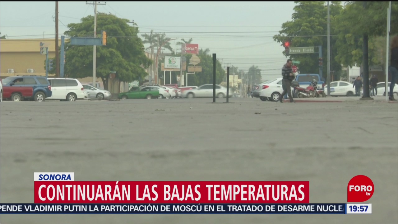 FOTO: Continúan las bajas temperaturas en Sonora por frente frío 33, 2 febrero 2019