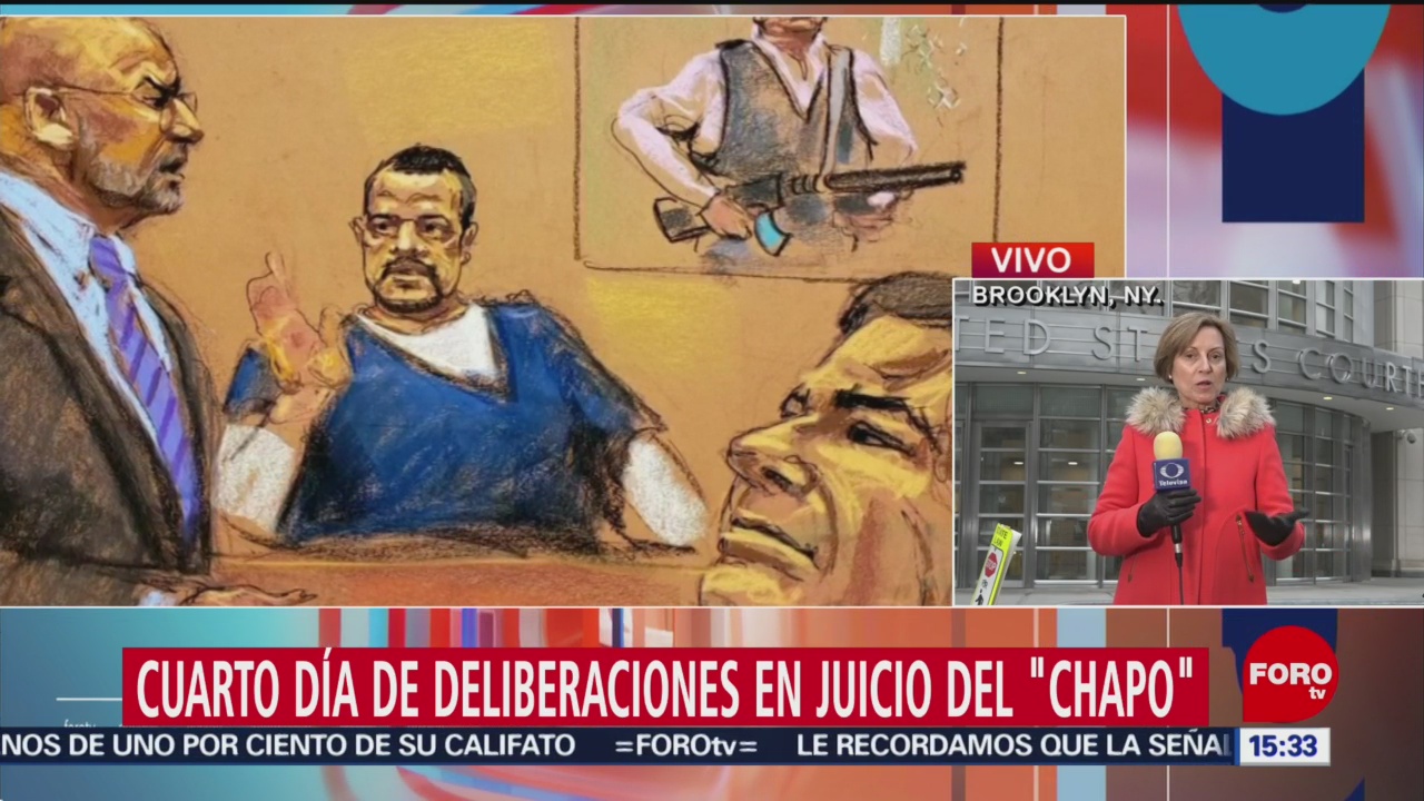 Foto: Cuarto día de deliberaciones en juicio de ‘El Chapo’