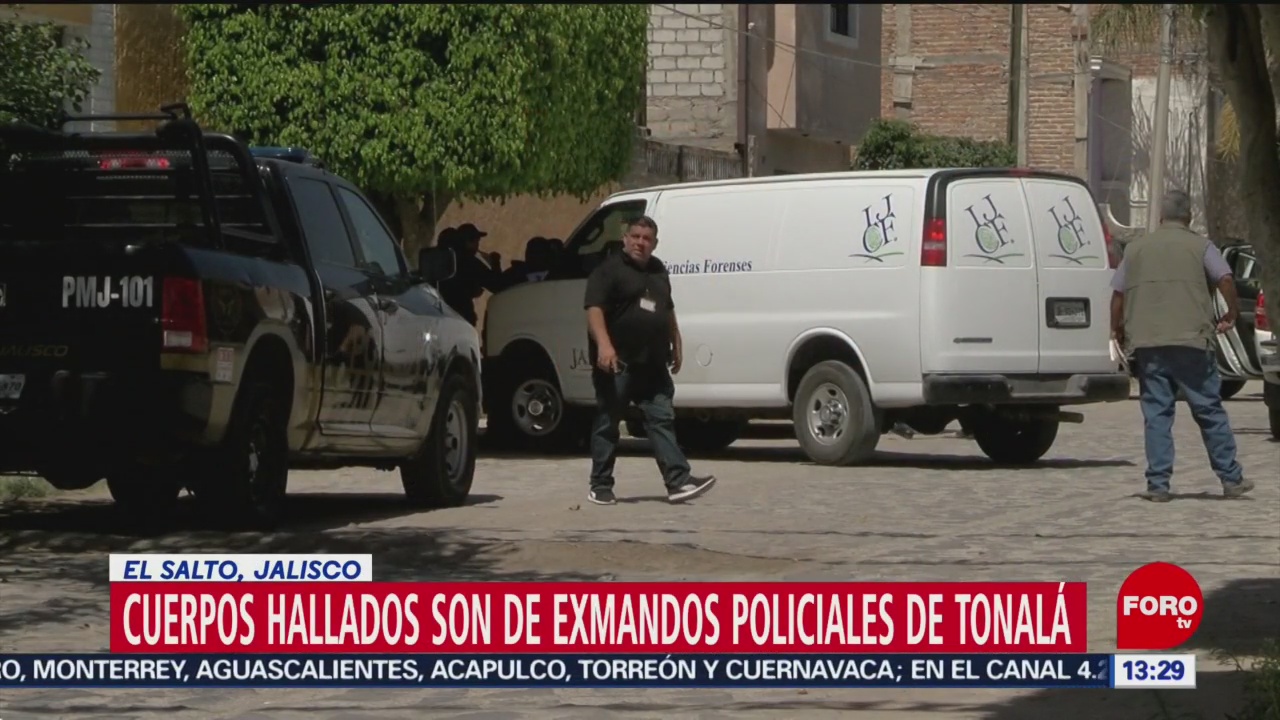 Cuerpos hallados son de exmandos policiales de Tonalá: Fiscalía de Jalisco