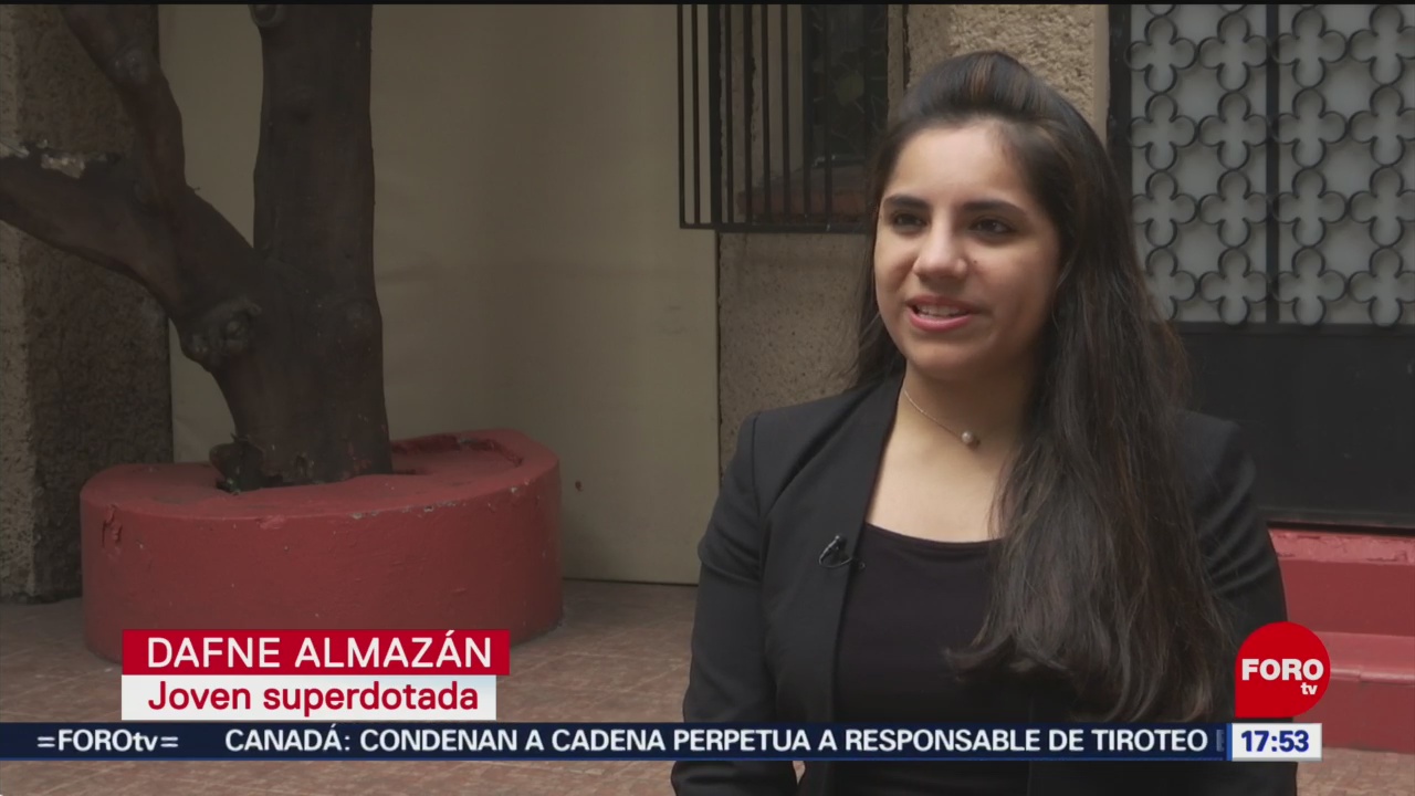 Foto: Dafne Almazán estudiará en Harvard a sus 17 años