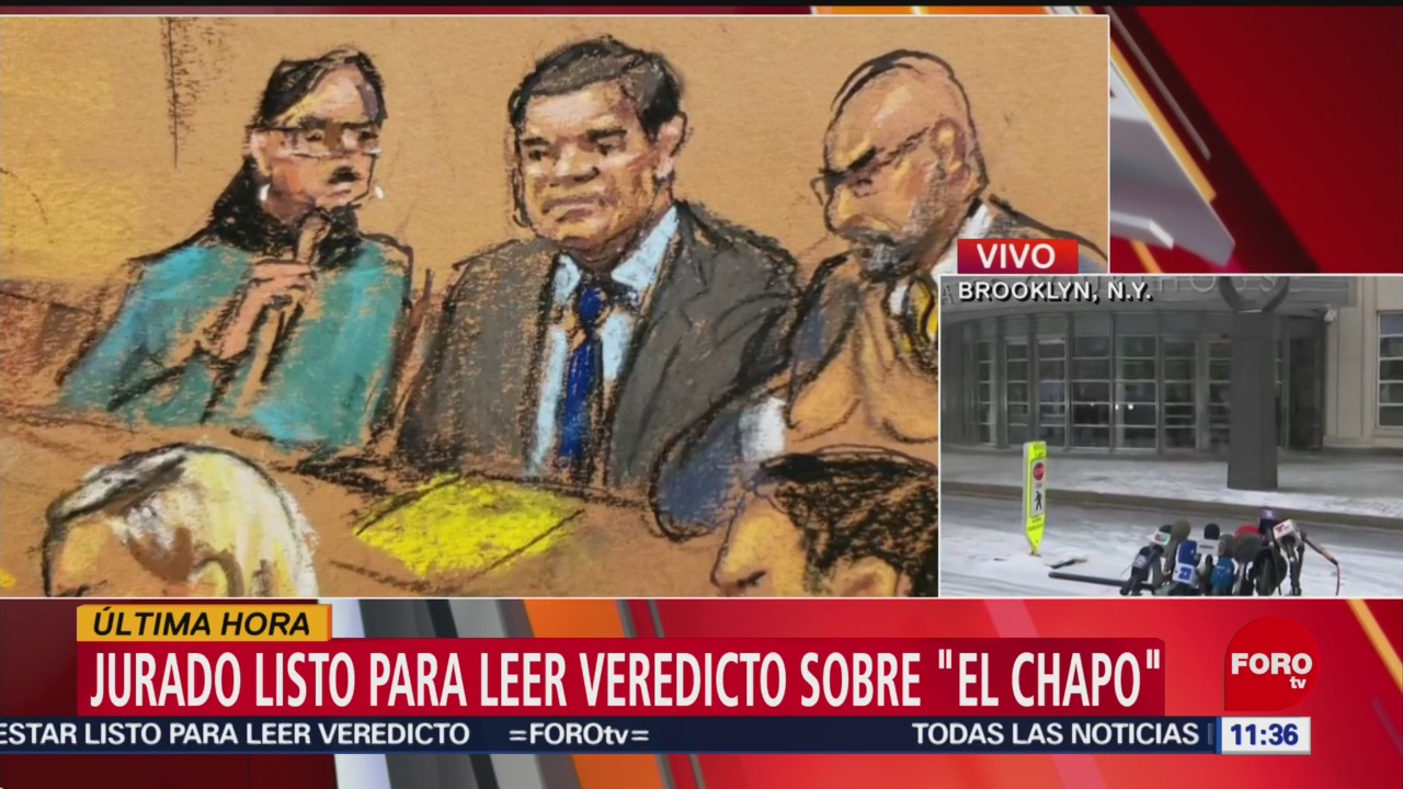 Declaran culpable al ‘El Chapo’ Guzmán en juicio en Estados Unidos