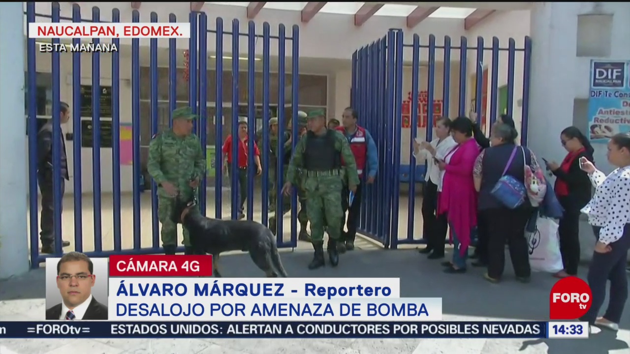 Foto: Desestiman amenaza de bomba en sede municipal de Naucalpan