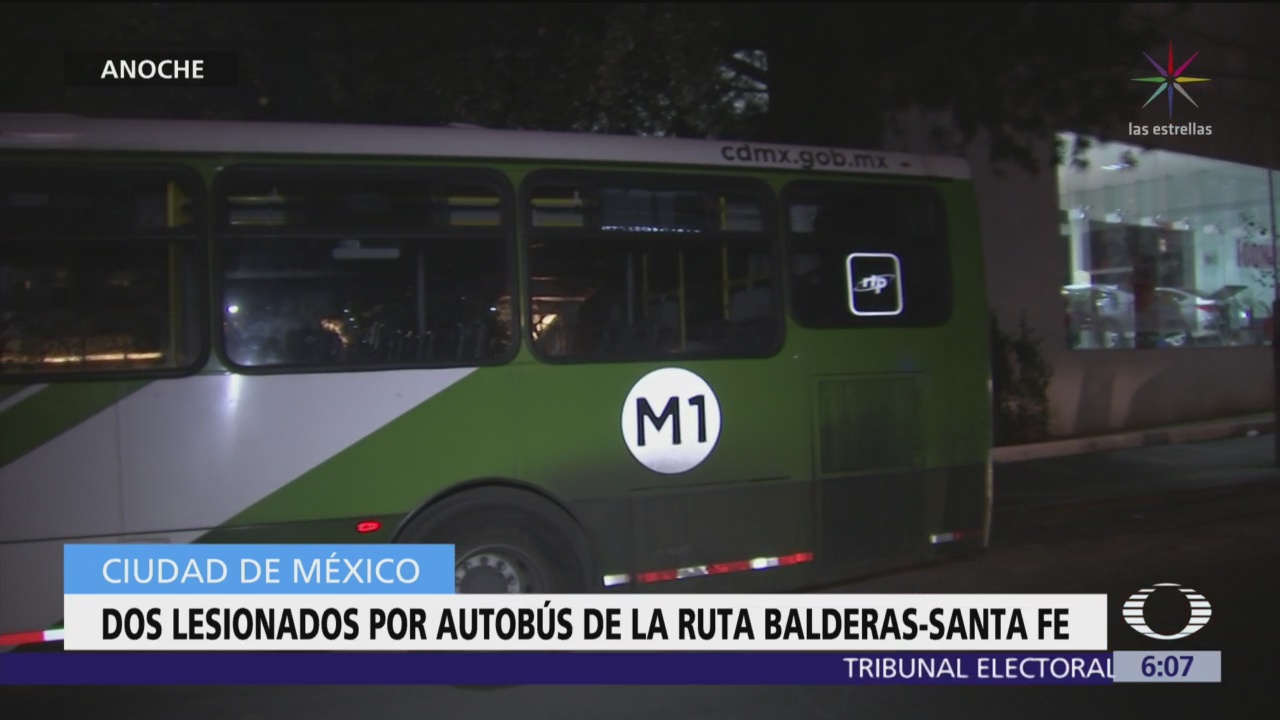 Detienen a conductor de autobús de la ruta Balderas-Santa Fe
