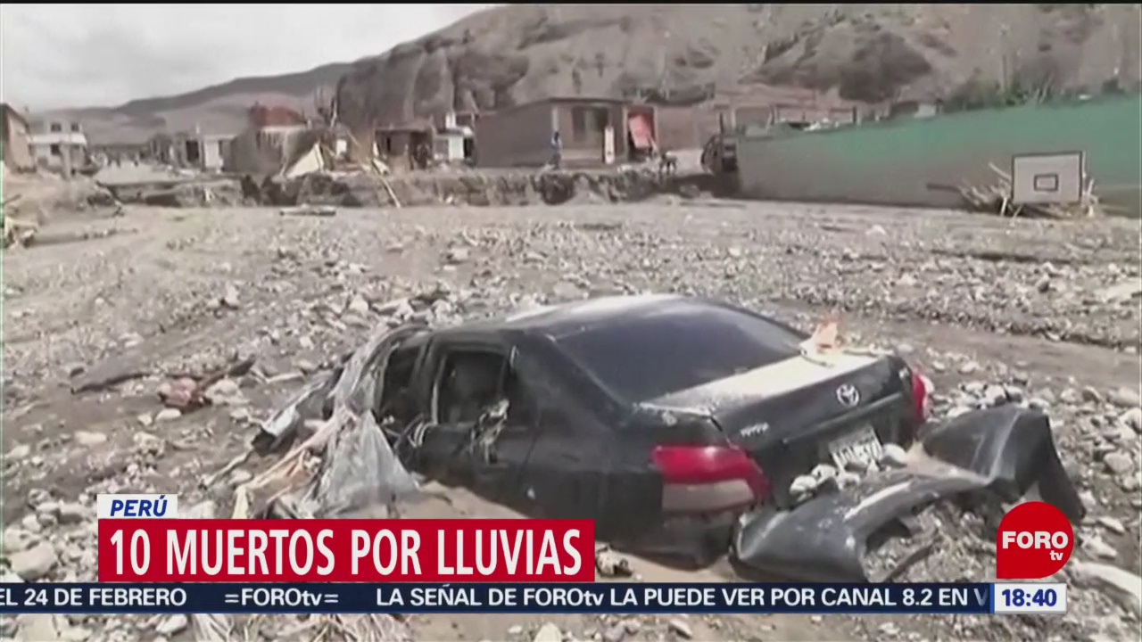 Foto: Diez muertos por lluvias en Perú