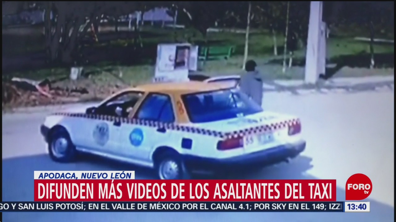 Foto: Difunden más videos de asaltantes del taxi en Apodaca, Nuevo León