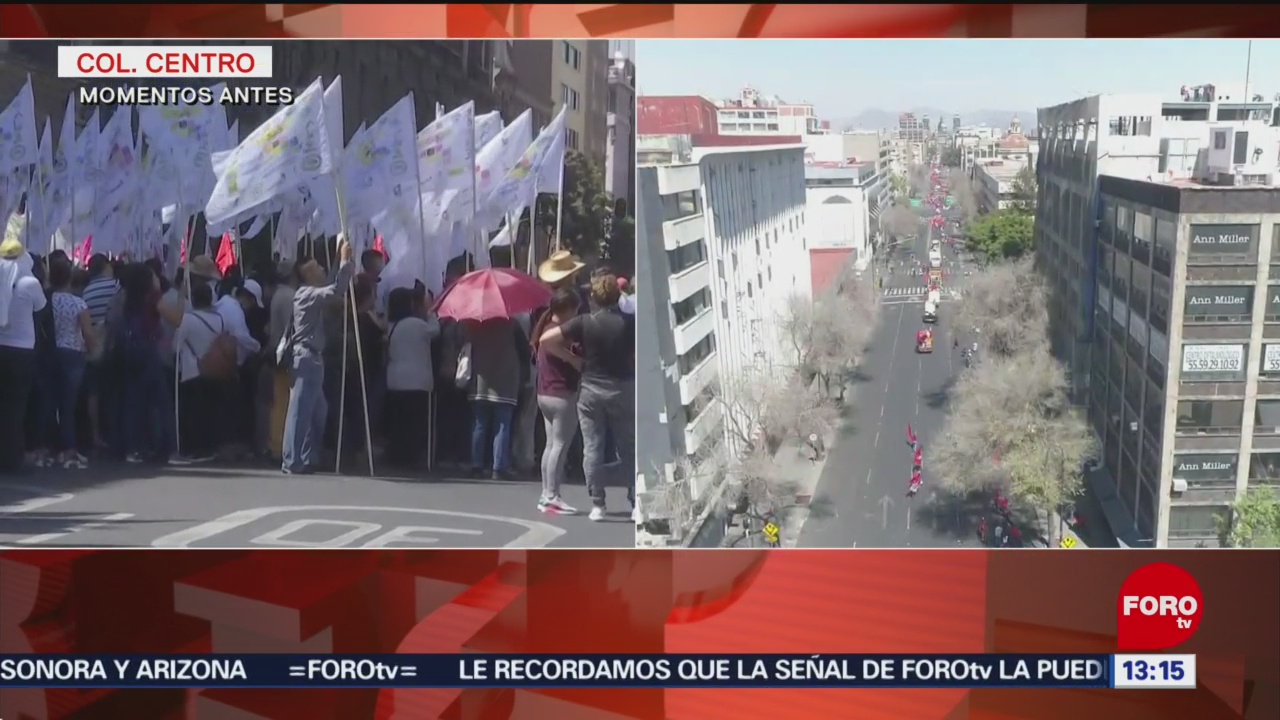Foto: Diversas organizaciones sociales se manifiestan en el Zócalo