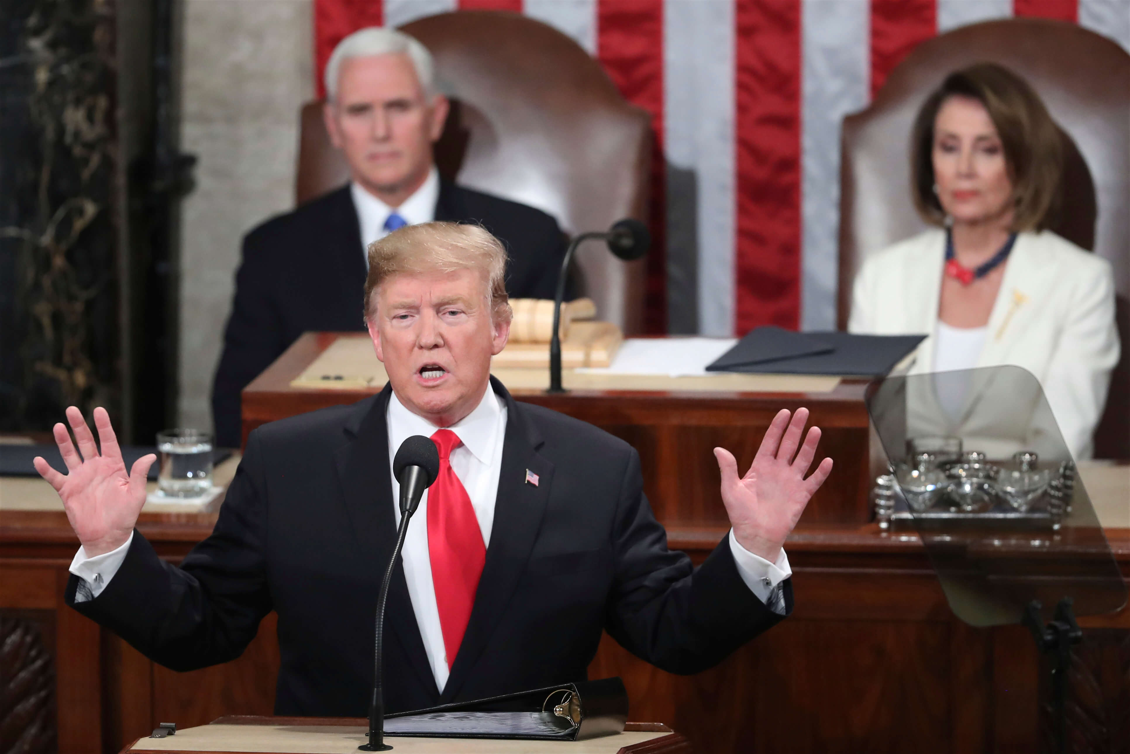 FOTO Trump usó miedo a migrantes en discurso del Estado de la Unión washington 5 febrero 2019