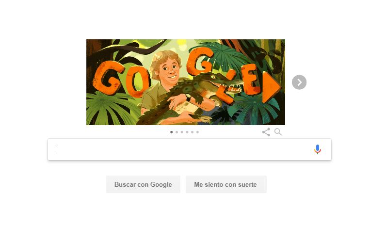 Google recuerda a cazador de cocodrilos Steve Irwin con doodle animado