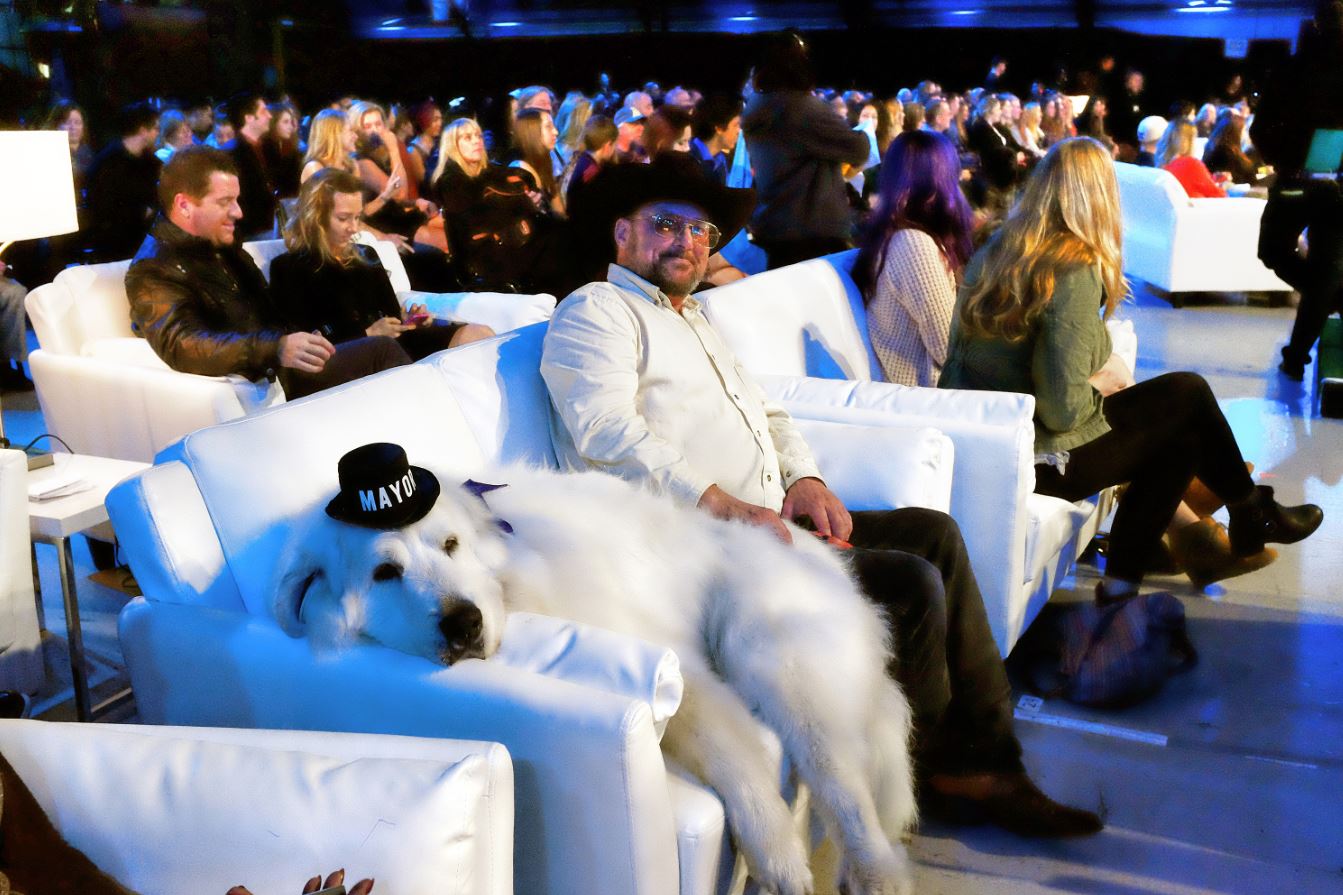 Duke debía estar presente en los eventos civiles importantes de Minnesota, como los World Dog Awards 2015 (AP Images)