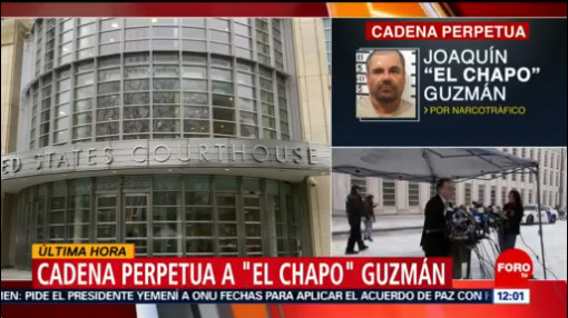 "El Chapo" fue declarado culpable por los 10 cargos que enfrentaba