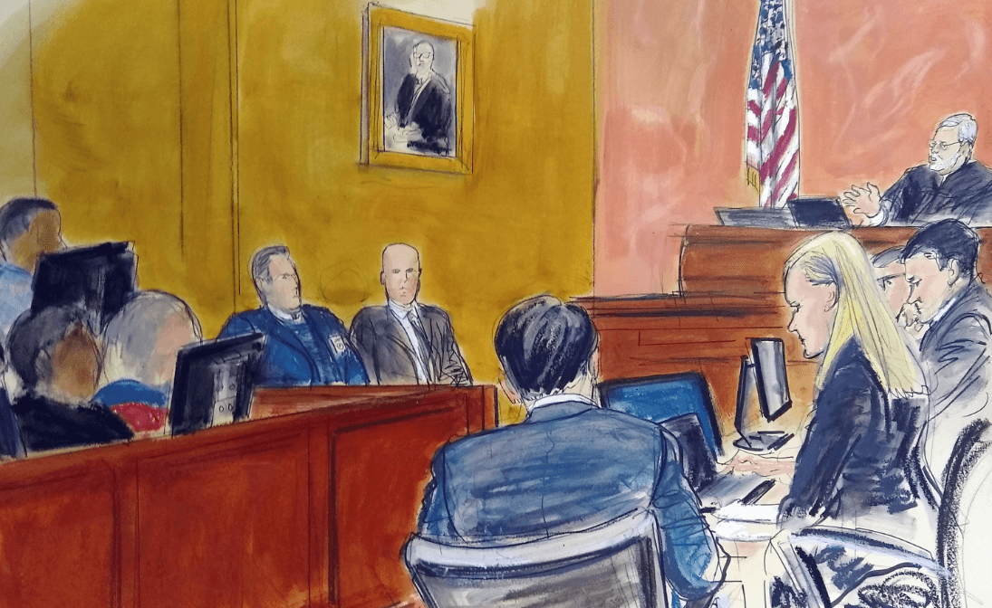 Foto: El juez Brian Cogan repasa los cargos contra El Chapo, 4 febrero 2019, Nueva York, Estados Unidos 
