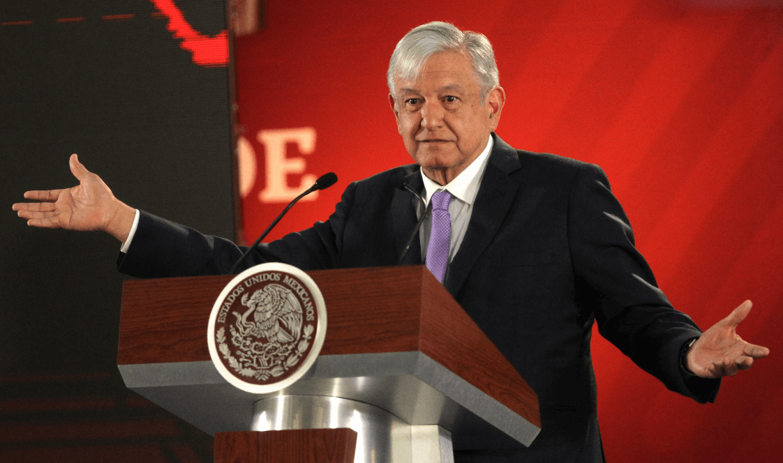 Foto: El presidente López Obrador., 15 febrero 2019, CDMX