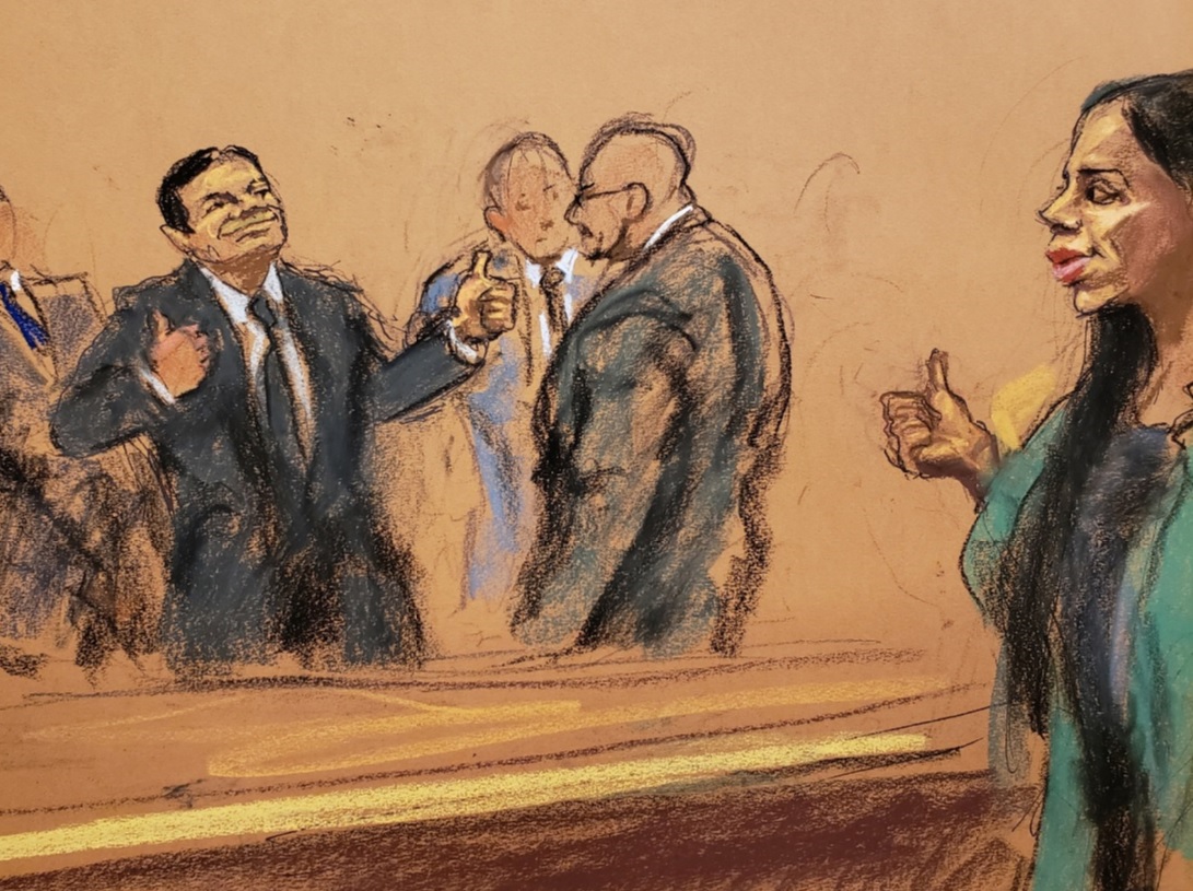Así reaccionaron ‘El Chapo’ Guzmán y Emma Coronel al escuchar el veredicto del juicio del siglo