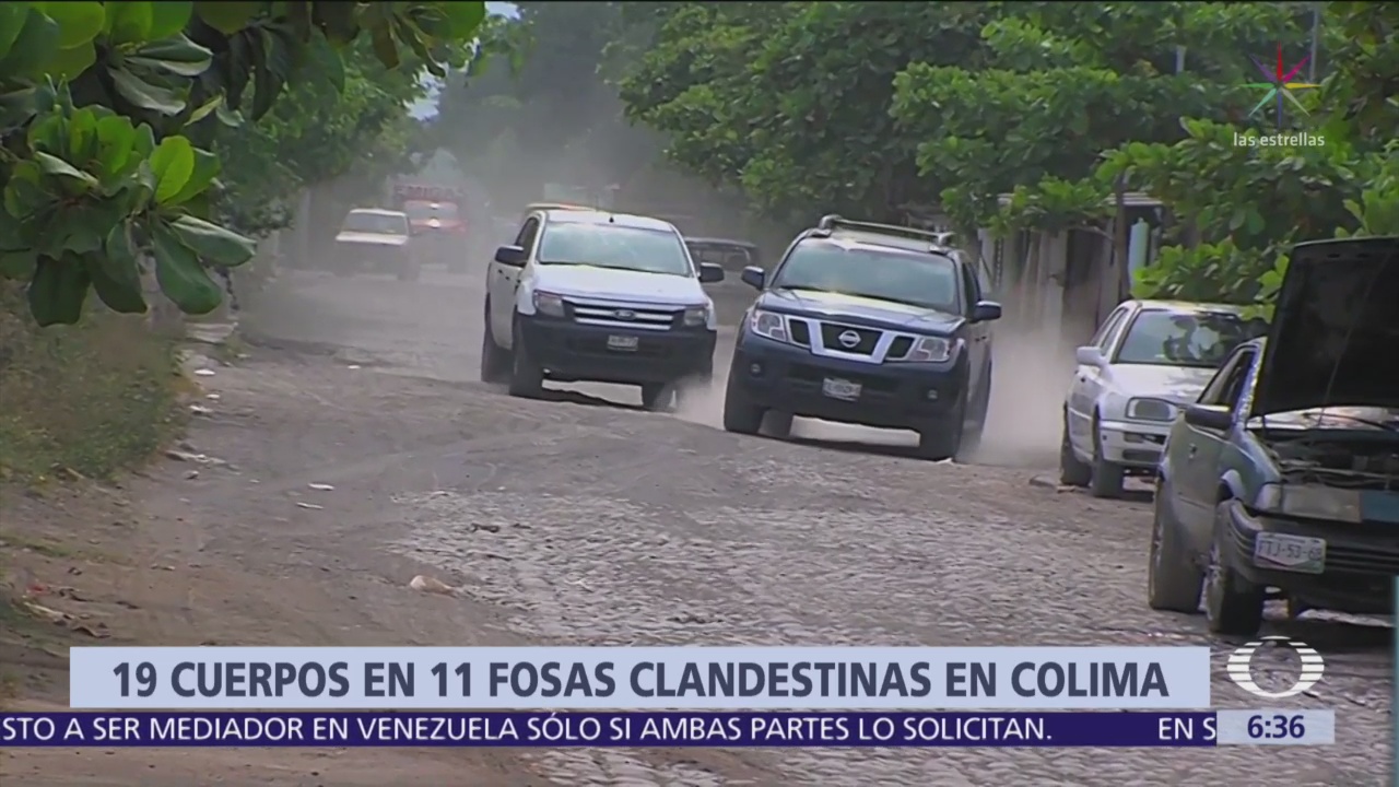 Encuentran 11 fosas clandestinas en Tecomán, Colima