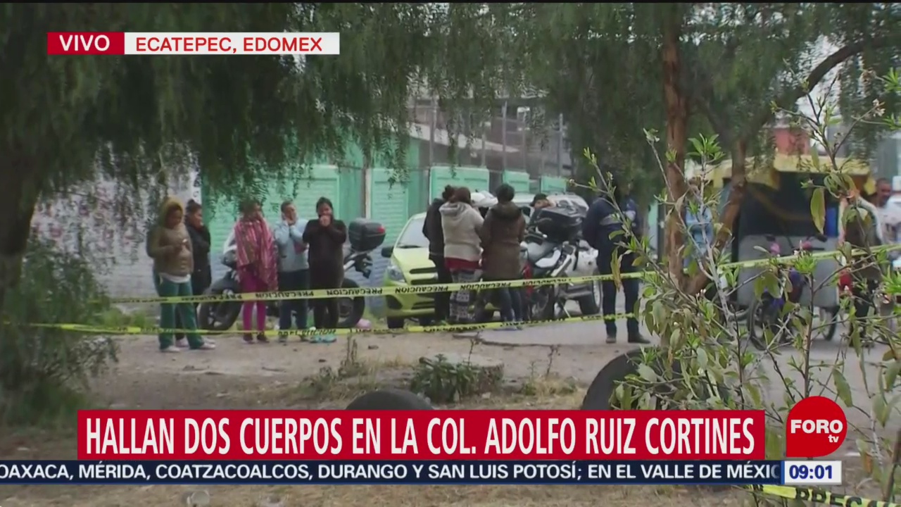 Foto: Encuentran dos cuerpos sin vida en Ecatepec, Estado de México