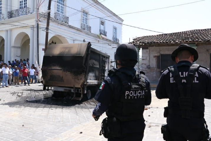 Foto:Fiscalía de Oaxaca investiga hechos violentos ocurridos en Santo Domingo Tehuantepec, 28 febrero 2019