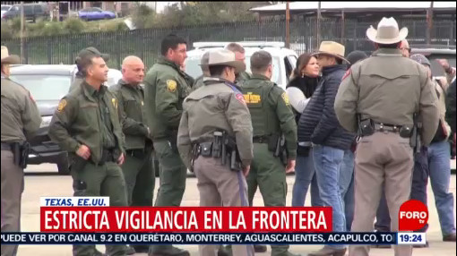 Foto: Vigilancia Frontera México-Estados Unidos EEUU 12 de Febrero 2019