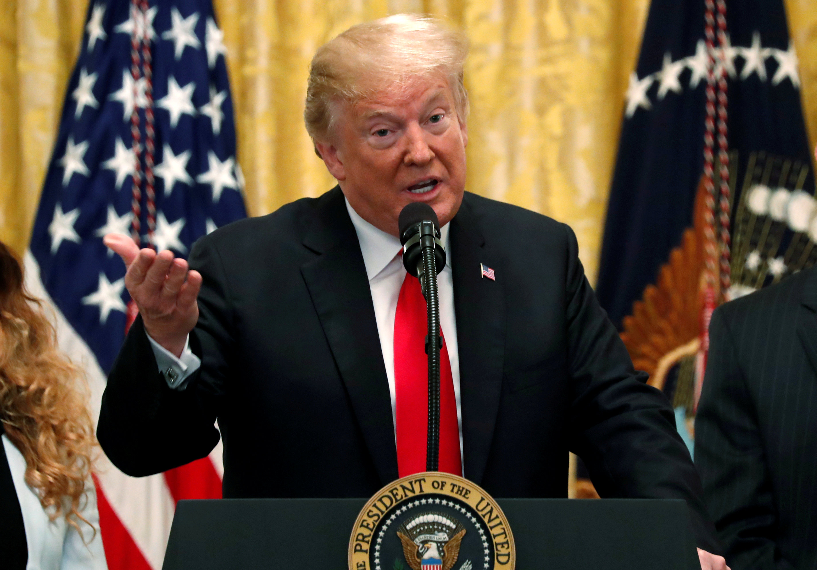 Foto: El presidente Donald Trump ofrece conferencia de prensa sobre impuestos el 29 de junio de 2018