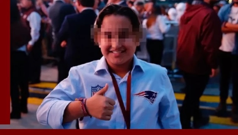 Foto: Imagen editada del hijo menor de Andrés Manuel López Obrador asistiendo al Super Bowl LIII del 4 de febrero de 2019