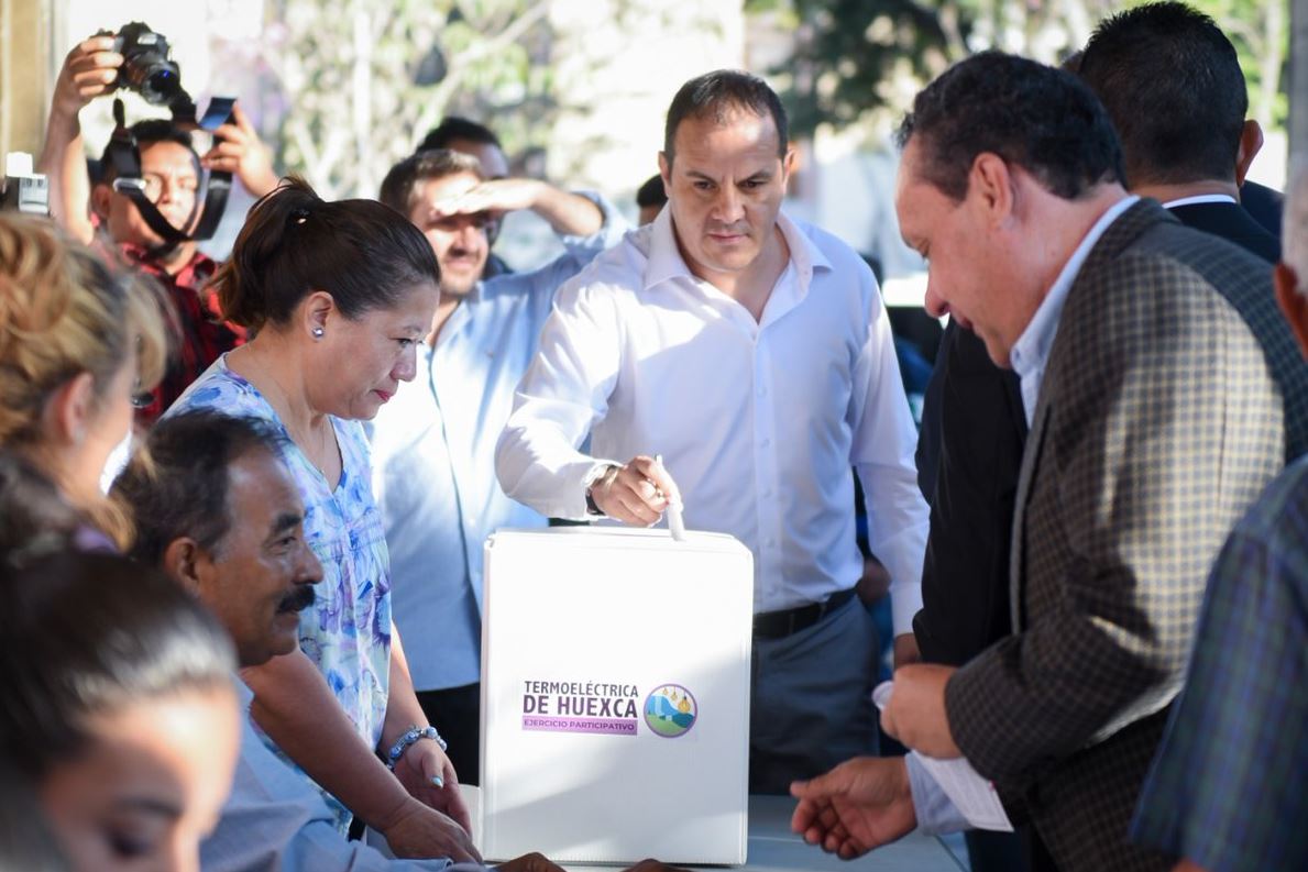 Foto: El gobernador de Morelos, Cuauhtémoc Blanco, votó por la mañana del domingo, el 24 de febrero de 2019 (Twitter @GobiernoMorelos)