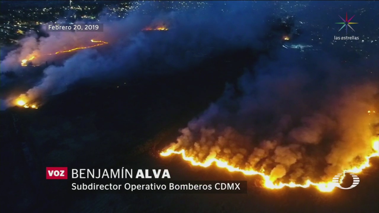 Foto: Incendio Parque Ecológico Xochimilco Provocado 21 Febrero 2019