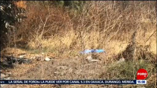FOTO: Hallan el cuerpo de un hombre en la autopista Peñón-Texcoco, 10 febrero 2019