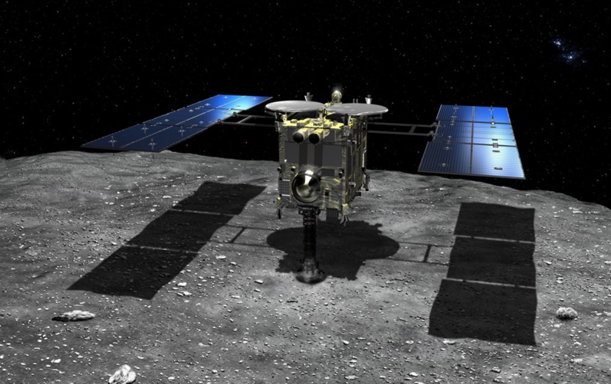Hayabusa2, la sonda japonesa que tocó la superficie del lejano asteroide Ryugu