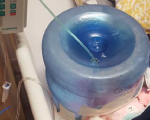FOTO Hospital de Sonora usó garrafón como incubadora para bebé Facebook Sonora febrero 2019