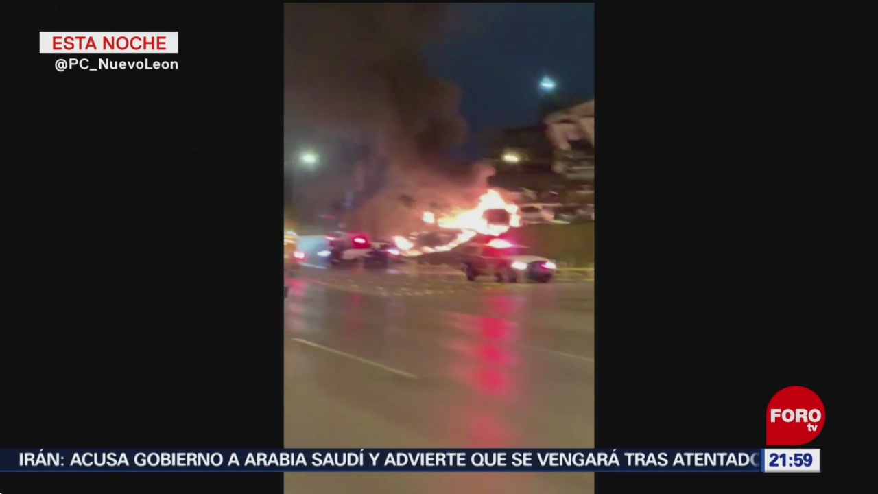 Foto: Incendio En Agencia Autos Monterrye 21 de Febrero 2019