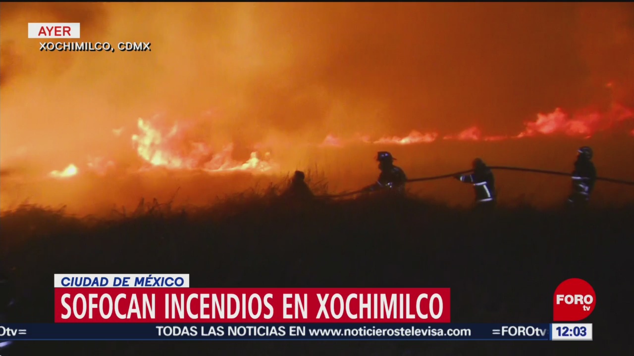 Incendios en zona chinampera de Xochimilco podrían haber sido intencionales